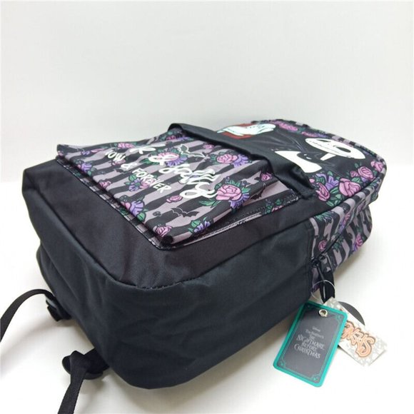 Nightmare Before Christmas Backpack Licensed Jack and Sally Now and Forever - Picture 5 of 6